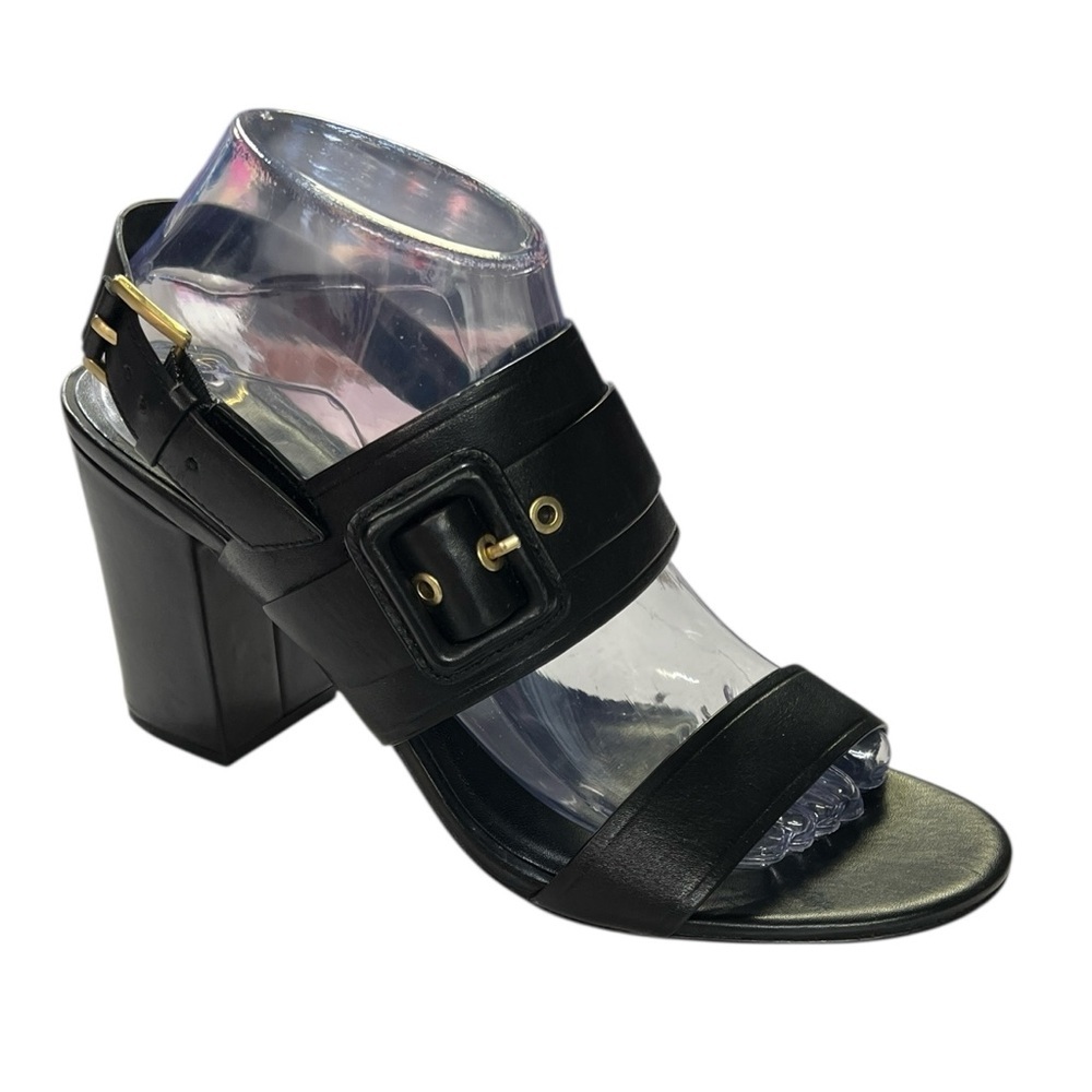 Cole Haan Amavia Slingback Buckle Sandals Black